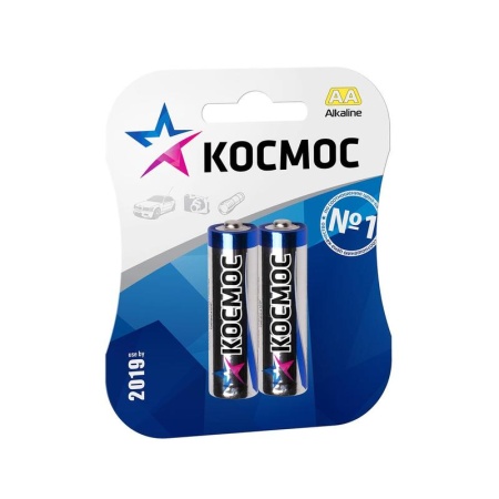 Акк-ры  АА,  2 шт. 2800MAH КОСМОС HR6-2BL  фото