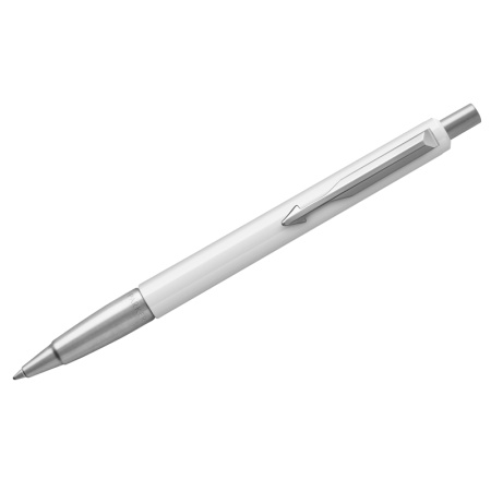 Ручка подарочная шариковая Parker "Vector Limited Edition White CT" синяя, 1,0мм, кнопочн., подар. у фото