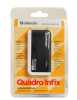 Хаб USB DEFENDER (83504) QUADRO INFIX фото
