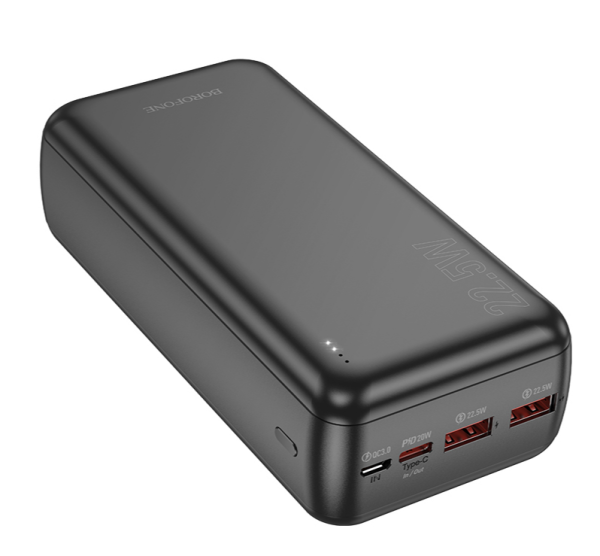 Внешний аккумулятор Borofone BJ38B Powerr 30000mAh чёрный  купить ЦИТ Внешний аккумулятор Borofone BJ38B Powerr 30000mAh чёрный  фото