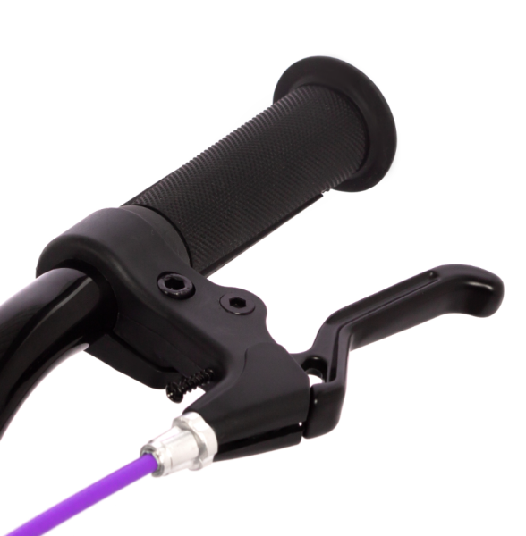 (м) Велосипед детский NOVATRACK 16"165MBLASTD.VL4 Магнез рама, фиолетовый, полная защ.цепи, диск.то фото