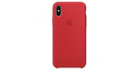 Чехол для iPhone XR Silicone Case красный фото