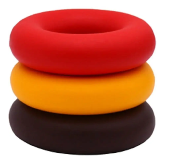 Набор кистевых эспандеров "Fortius", 3 шт.(30,40,50 кг) (тубус) фото