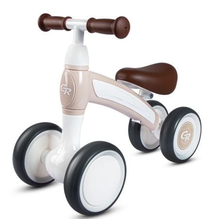 Беговел Cityride CR-BB-10BG, EVA колеса 6", мягкое сидение, цвет: бежевый фото