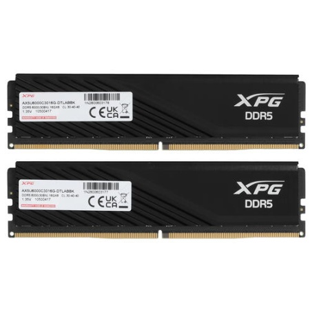 Оперативная память DDR5 32Gb (2x16Gb) 6000MHz ADATA XPG Lancer Blade AX5U6000C3016G-DTLABBK фото