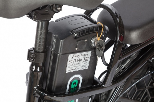 (м)Электровелосипед Gelbert Khan 1 (Черный-3132) фото