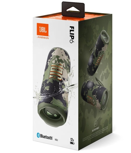Колонка Bluetooth JBL Flip 6 камуфляж фото