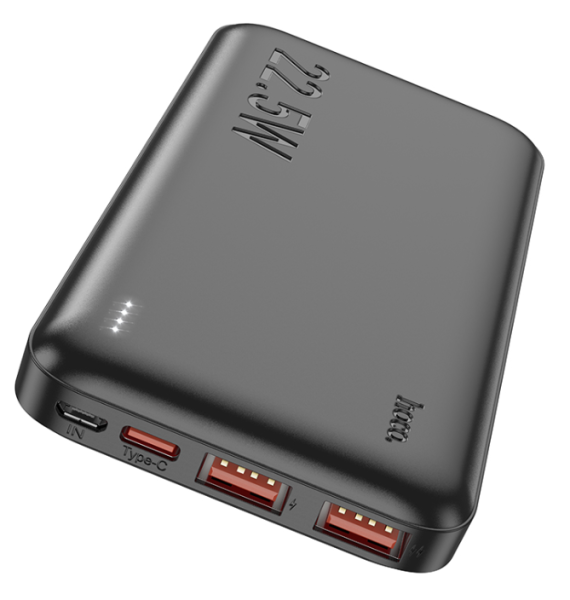 Аккумулятор внешний HOCO J101 10000mAh черный (6931474782472) фото