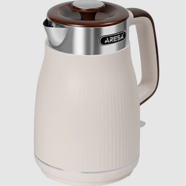 Чайник ARESA AR-3487 бежевый фото