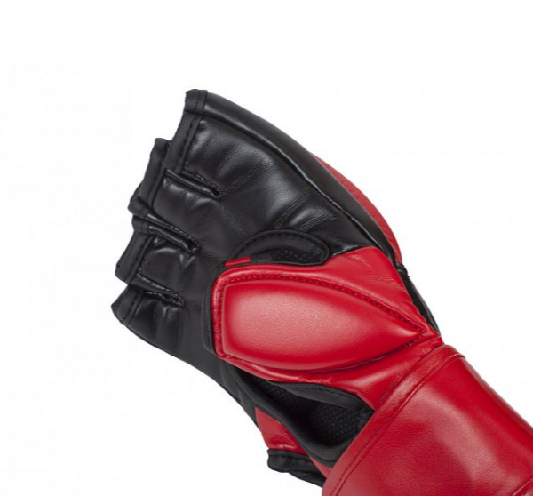 Перчатки для смешанных единоборств Clinch Combat красно-черные (размер S/M) C611  купить ЦИТ Перчатки для смешанных единоборств Clinch Combat красно-черные (размер S/M) C611  фото