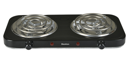 Настольная плитка BLACKTON HP206B (2 спирали) черный фото