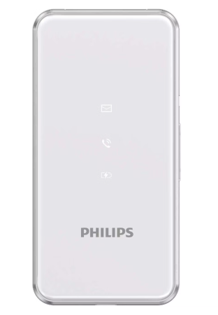 Мобильный телефон Philips Xenium E2601 серебристый фото