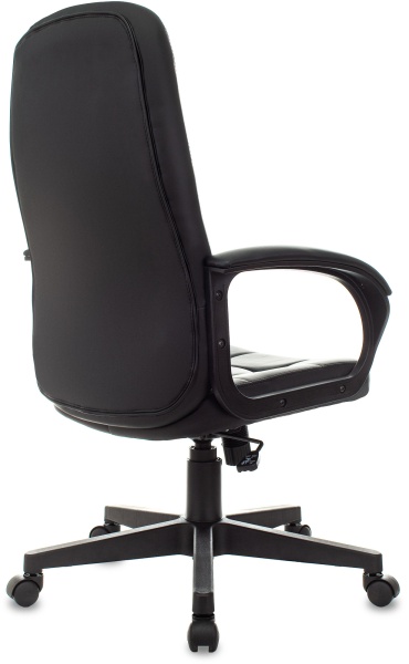 Кресло руководителя Бюрократ CH 002 черный эко.кожа крестов. пластик CH 002 BLACK  фото