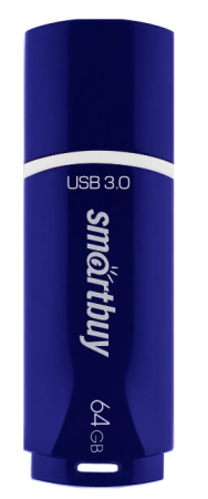 USB флеш-накопитель 64GB Smart Buy Crown синий USB 3.0 SB64GBCRW-Bl фото