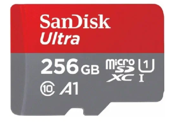 Карта памяти MicroSD 256GB SanDisk Class 10 Ultra UHS-I  A1 (150 Mb/s) (SDSQUAC-256G-GN6MA) фото