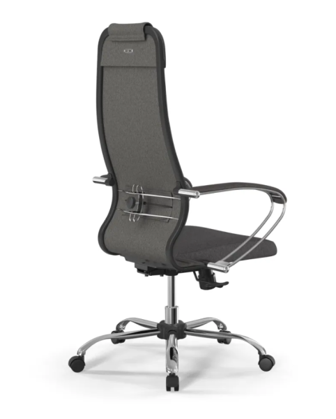 Кресло руководителя (офисное) ErgoLife SynchroSit 10 B1-128K - Fabric(Bahama) (Темно-серый) фото