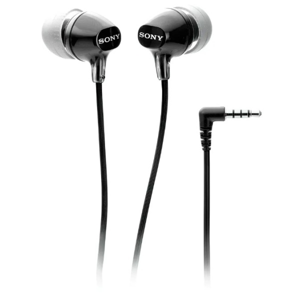 Наушники с микрофоном SONY MDR-EX14AP черный фото