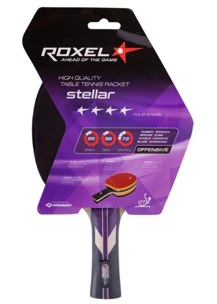Ракетка н/т Roxel 4* Stellar, коническая фото