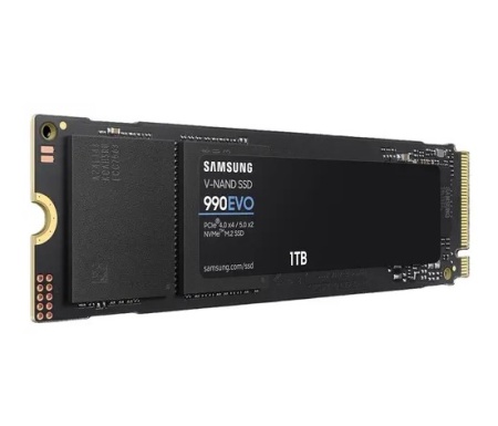 Накопитель SSD 1Tb M.2 2280 Samsung 990 EVO R5000/W4200 M.2 2280 (MZ-V9E1T0BW) фото