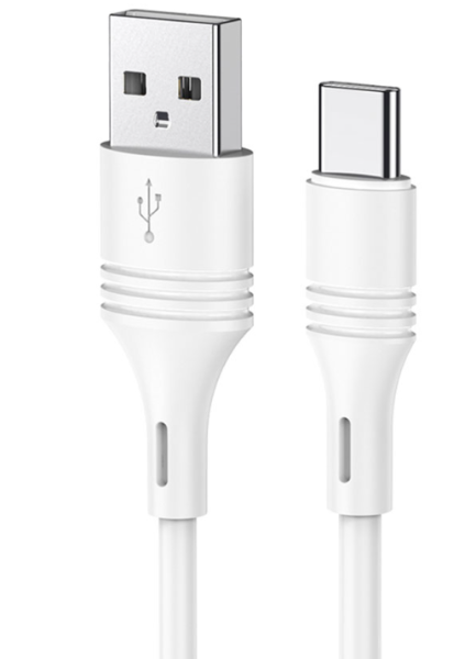 Кабель USB - Type-C Borofone BX43 CoolJoy, 1.0м, круглый, 3.0A,белый купить ЦИТ Кабель USB - Type-C Borofone BX43 CoolJoy, 1.0м, круглый, 3.0A,белый фото