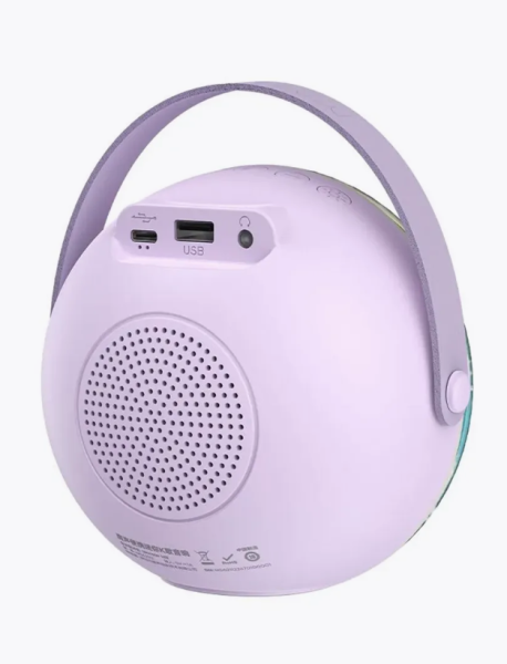 Колонка караоке портативная MONSTER M8 (MS62112) фиолетовая фото