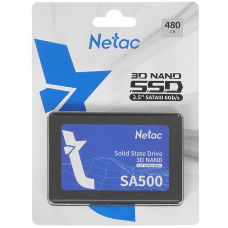 Накопитель SSD 480Gb Netac SA500 520/450 (NT01SA500-480-S3X) фото