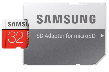 Карта памяти MicroSD 32GB Samsung Evo Plus Class 10 (20/95 Mb/s) (MB-MC32GA/RU) фото