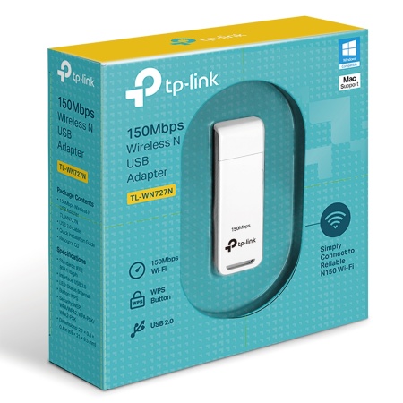 Wi-Fi адаптер TP-Link TL-WN727N USB 2.0 фото