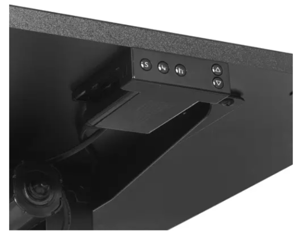 Стол Cactus CS-ED-BBK столешница МДФ черный каркас черный купить ЦИТ Стол Cactus CS-ED-BBK столешница МДФ черный каркас черный фото