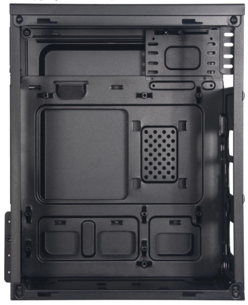 Корпус KingPrice KPCC-MN209 черный без БП mATX 1x80mm 2x120mm 2xUSB2.0 audio фото