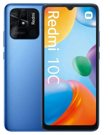Смартфон Xiaomi Redmi 10C 4/64Gb Blue (Синий) фото