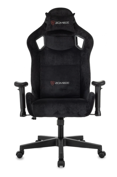 Кресло игровое Zombie Ghost Fabric черный Light-20 крестов. пластик ZOMBIE GHOST FABR-B  фото