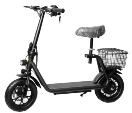 Электросамокат Kugoo C1 PLUS с корзиной JILONG 500W 11Ah 48V фото