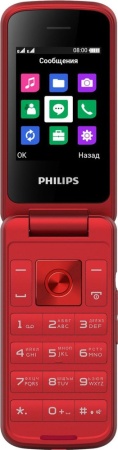 Мобильный телефон PHILIPS E255 XENIUM DUOS Красный фото