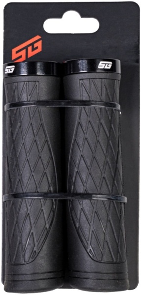 Грипсы STG HL-G324, 130 мм, Lock-On, черный фото