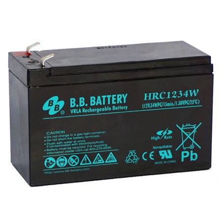 Аккумулятор BB HRC 1234W 12В 9Ач фото