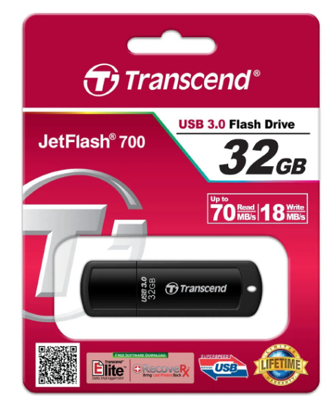 USB флеш-накопитель 32Gb Transcend JetFlash 700 (TS32GJF700) фото