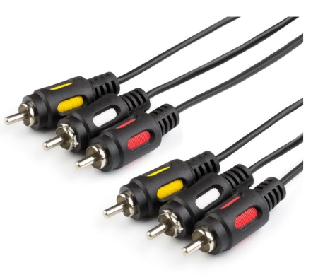 Кабель ATCOM (АТ0713) 3RCA - 3RCA 5,0 м фото