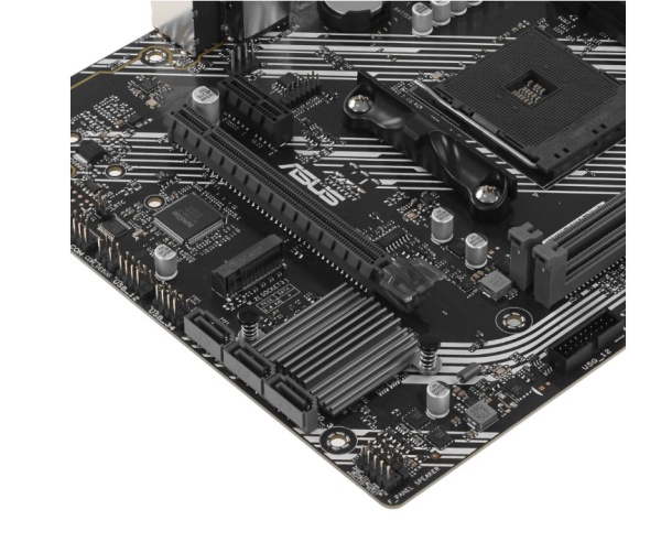 Материнская плата ASUS PRIME A520M-R <S-AM4 AMD A520 2xDDR4 mATX AC`97 8ch(7.1) GbLAN RAID+HDMI> фото