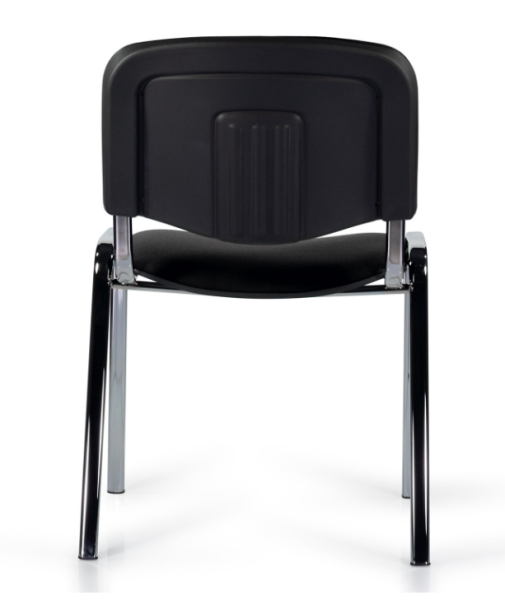 Стул STAFF "Iso Lite CF-008", хром, ткань черная (С-11), 532565 фото