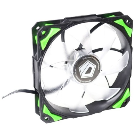 Вентилятор для корпуса ID-Cooling PL-12025-G Green LED/PWM  фото