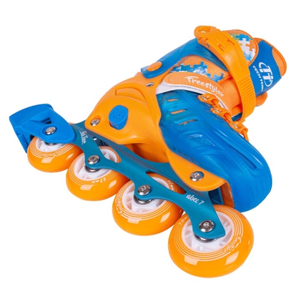 Роликовый коньки Tech Team Freestyler р.32-35 (M) оранжевый фото