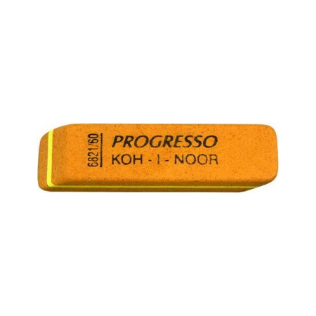 Ластик Koh-I-Noor "Progresso" 60, комбинированный, каучук, 57*14*8мм фото