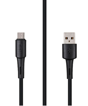 Кабель USB - microUSB TFN 3м черный (TFN-CMICUSB3MBK) фото