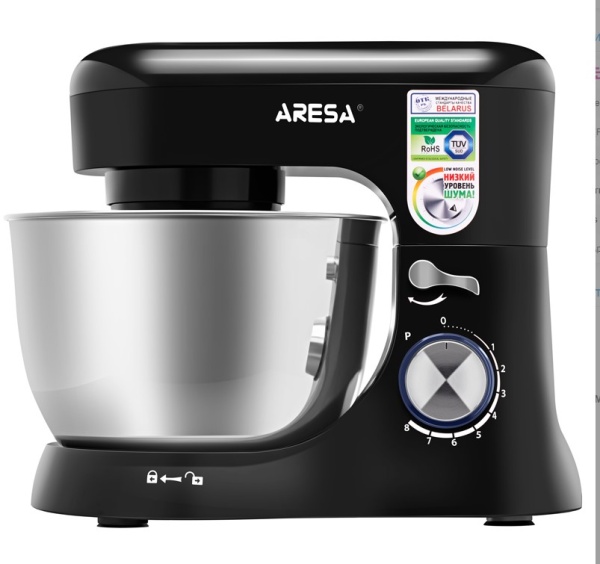 Планетарный миксер ARESA AR-1909 черный фото