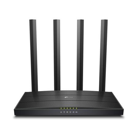 Wi-Fi роутер TP-Link Archer C6U AC1200 10/100/1000BASE-TX черный фото