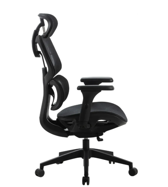 Кресло Cactus CS-MC555-BK черный сетка с подголов. крестов. пластик пластик черный  фото