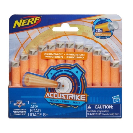 NERF Комплект 12 стрел для бластеров АККУСТРАЙК фото