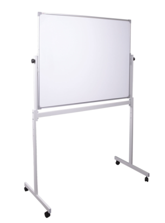 Доска магнитно-маркерная НА СТЕНДЕ 90х120 см, 2-сторонняя, STAFF ECO, 238143 фото