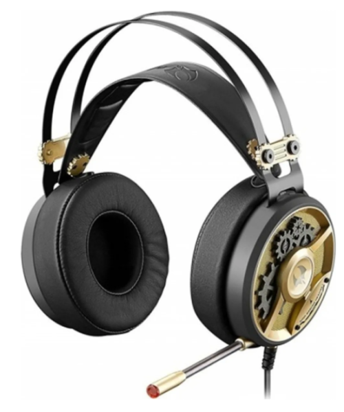 Игровые наушники с микрофоном A4 Bloody M660 черный/бронзовый фото